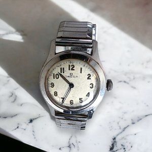 Vintage Omega Watch Speidel Band Flexible All Stainless Steel - FOR PARTS REPAIR